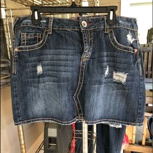 Amethyst Jeans Skirt